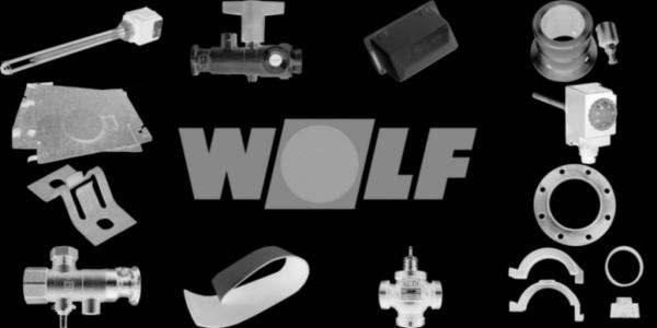 WOLF 2484333 Verkleidung hinten oben inkl.Befestigungsmaterial 390mm, Weiß