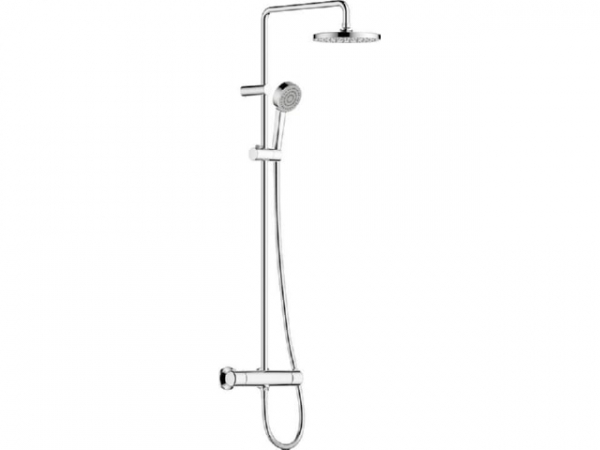 Duschsystem Hansabasic mit Thermostat, Kopfbrause 200 mm, chrom