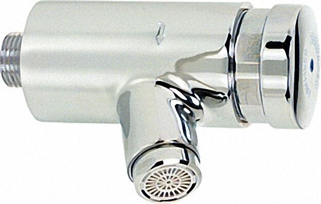 Selbstschluß-wandarmatur 1/2'' verchromt mit Strahlregler Selbstschluß-wandarmatur 1/2'' verchromt mit Strahlregler