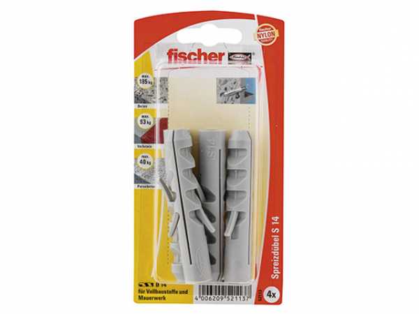 Fischer Dübel S 14, 52113 SB-Programm