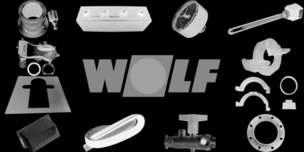 WOLF 2484300 Seitenverkleidung hinten rechts unteninkl. Befestigungsmaterial weiß