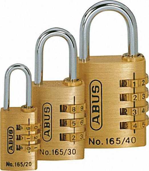 ABUS -Kombinations-Zahlenschloss Ausführung 165/20 mit EAN