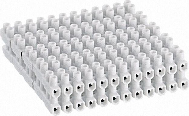Lüster-klemmleiste PVC 12 tlg. 6mm² (starrer Draht) 1 Beutel 10 Stück Lüster-klemmleiste PVC 12 tlg. 6mm² (starrer Draht) 1 Beutel 10 Stück