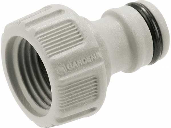 Hahnverbinder 16,7mm (G3/8)-Wasserhahn mit 21mm (G 1/2)-Gewinde
