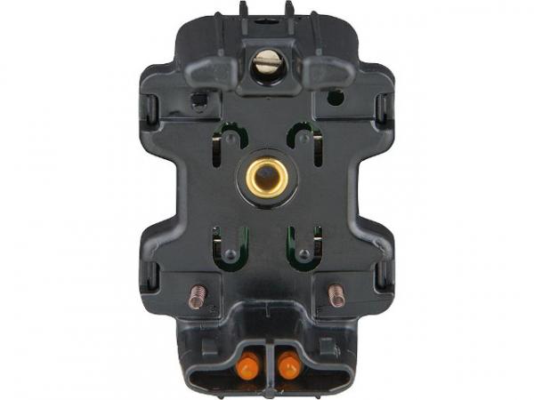 LED-Glimmeinsatz Berker 1680, 230V schwarz mit N-Klemme für Schalter/Taster, 1 Stück