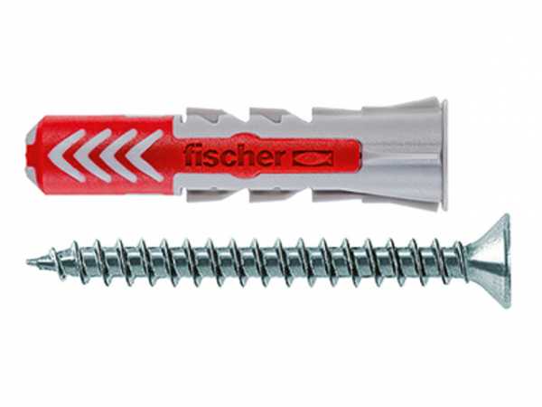Fischer Dübel 8x40 S, DuoPower, 555108, VPE 50 Stück