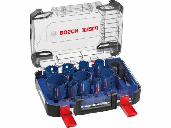 Lochsägen-Set BOSCH Expert 11-teilig, d 20/22/25/32/35/40/ 44/51/60/68/77mm