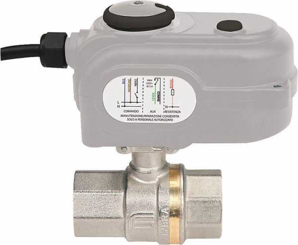 EFFEBI Motorisch gesteuerter Kugelhahn Lybra 24V, AC, 1/2"
