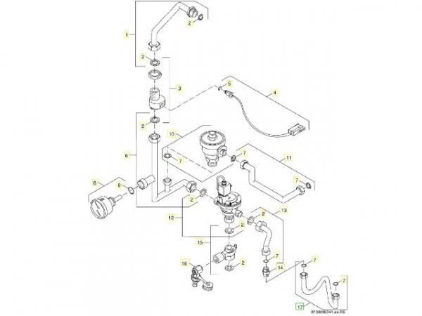 Buderus 7100432 Anschlussnippel für Warmwasser 1/2"X1/2"