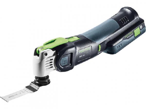 Akku Multifunktionswerkzeug Festool OSC 18 HPC 4,0 EI-Plus mit 1 x 4,0 Ah Akku u. Ladegerät