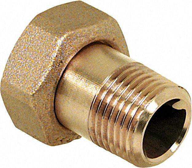 Gewindeanschluss-verschraubung 1 1/4'' mit je 2 Überwurfmuttern, Gewin Gewindeanschluss-verschraubung 1 1/4'' mit je 2 Überwurfmuttern, Gewin