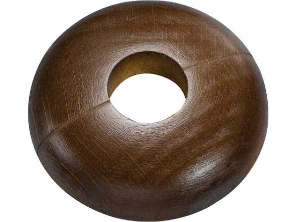 Holz-Einzelrosette Typ Schwarzwald Buche dunkel - 15mm