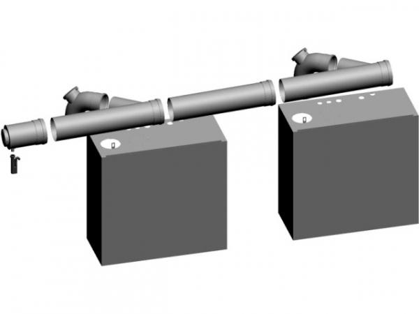 WOLF 2651304 Grundbausatz DN200/250 - Reihe raumluftabhängig, für MGK-2 300