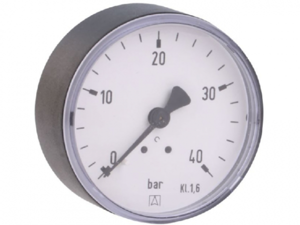 Manometer NG 63 axial 0 bis 40 bar