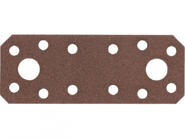Flachverbinder DURAVIS 96 x 35 x 2,5 mm, Material: Stahl, sendzimirverzinkt, Oberfläche: rostbraun
