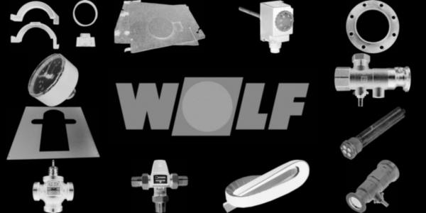 WOLF 3450960 Spiralformschraube mit Scheibe M8x18