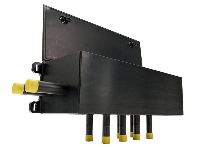 Soleverteiler Wand Schachtbox mit Durchflussanzeiger 4-20L/m Zulauf/Ab Soleverteiler Wand Schachtbox mit Durchflussanzeiger 4-20L/m Zulauf/Ab