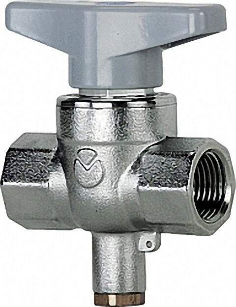 Kugelhahn 3/4'' IGxIG mit Flügelgriff und Fühleranschluss Kugelhahn 3/4'' IGxIG mit Flügelgriff und Fühleranschluss