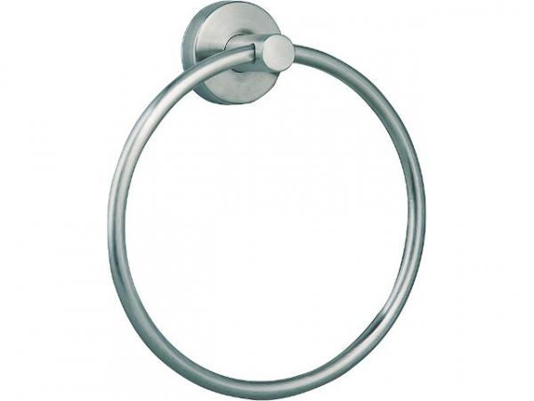 Handtuchring AXIAL mit beweglichem Ring, Edelstahl matt