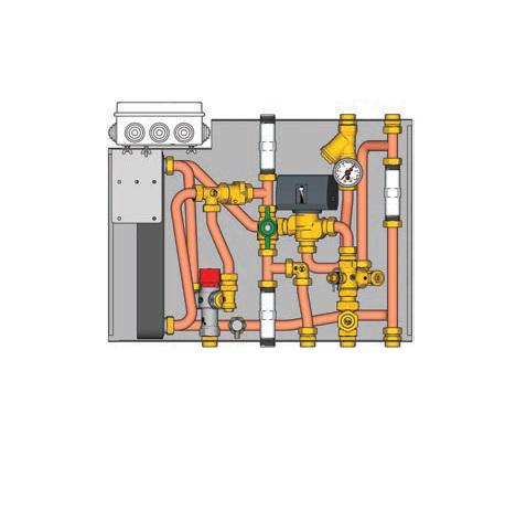 GE556Y314 Wohnungsübergabestation mit dezentraler Warmwasser GE556Y314 Wohnungsübergabestation mit dezentraler Warmwasser