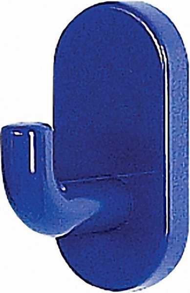 Wandhaken aus Nylon Farbe: Blau 11 ohne Befestigung