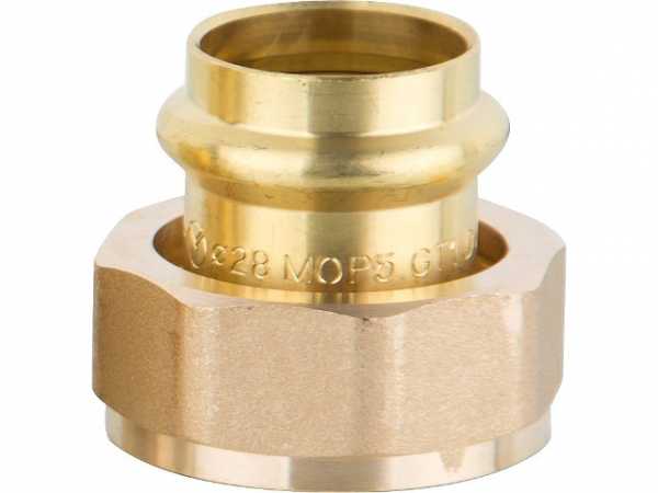 TECO Gewindeverschraubungen Ø 22 mm Pressanschluss, Verschraubung 1 3/8“ IG