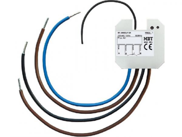 KNX RF+ Funk Schaltaktor 2-fach, UP, 10 A, 230 V AC