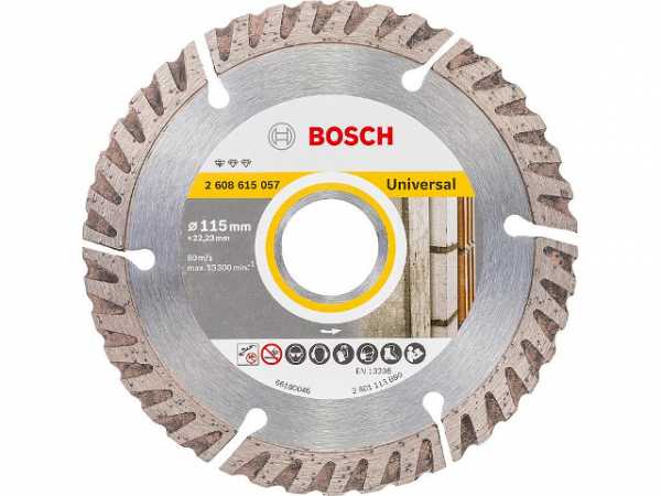 Diamanttrennscheibe BOSCH Standard for Universal Ø 115x22,23x2,0mm