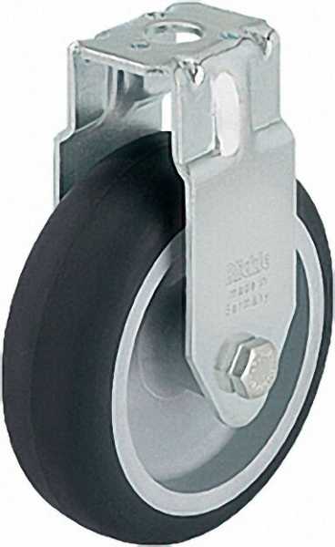 BLICKLE Bockrolle BRA-TPA 75G Tragfähigkeit 75 kg Rad D= 75mm, Rückenloch 11mm