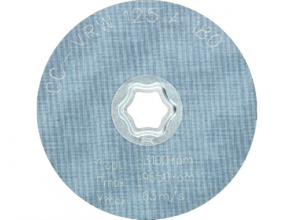 Vliesscheibe Pferd COMBICLICK, d 125 mm, Körnung A180
