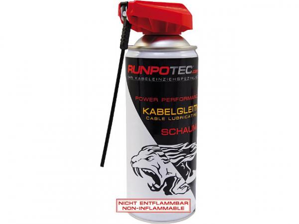 Kabelgleitmittel RUNPOTEC Schaum 400ml