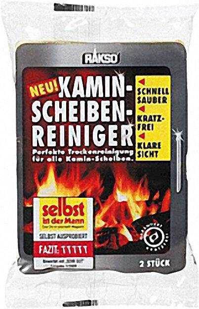 Rakso Kaminscheibenreiniger Reinigungsschwamm 2er Packung Rakso Kaminscheibenreiniger Reinigungsschwamm 2er Packung