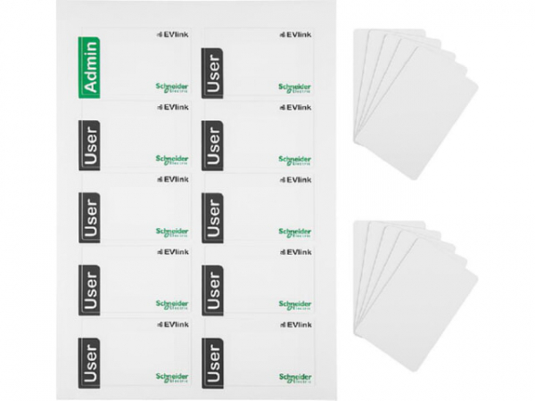 EVlink - 10 RFID-Karten