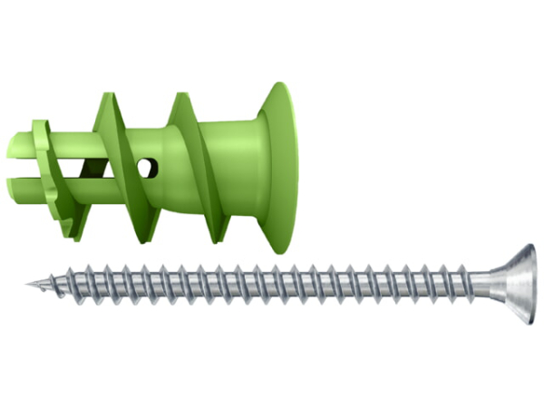 Fischer Gipskartondübel GK Green S mit Schraube 532729 SB-Karte