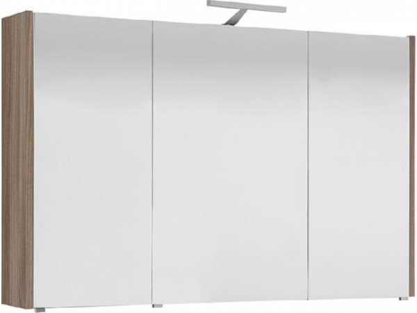 Spiegelschrank mit Beleuchtung Hanf Ulme, 3 Türen 1050x750x188mm