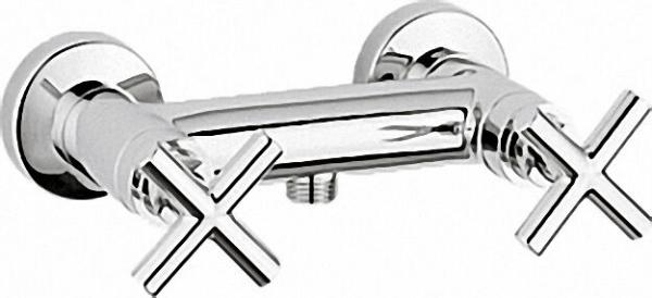 EVENES 2-griff Duschbrausethermostat Spring DN15 (1/2'') Anschluss, Ausladung 154mm
