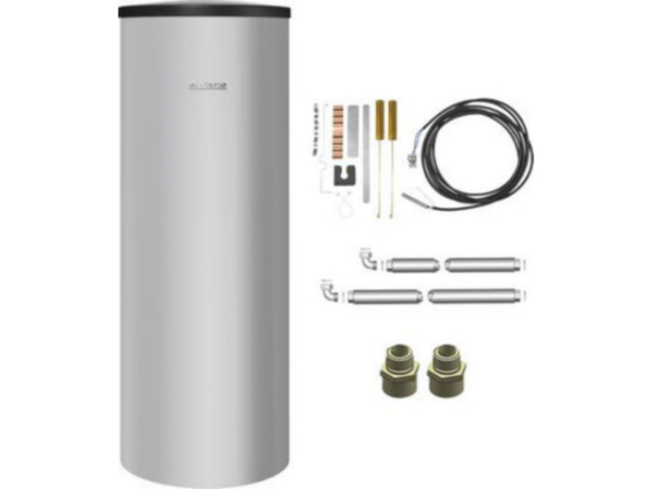 Buderus Logaplus Warmwasserspeicher Set SU160.5M mit Edelstahlleitungen, Fühler, MAPLW B 7739622520
