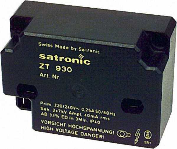 HONEYWELL 13121 Hochfrequenzzündeinrichtung Satronic ZT 930 sek. Anschluss 1mm Nachfolgemodell für Z