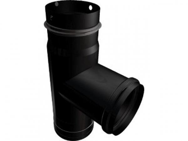 Buderus 63043116 Abgas- T-Stück schwarz/Email