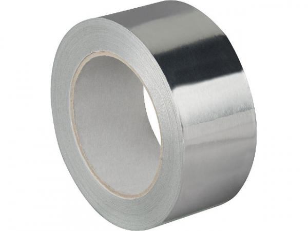 Aluminiumklebeband auf Papierliner mit licht- und alterungsbeständigem Acrylatkleber 50mmx50 m