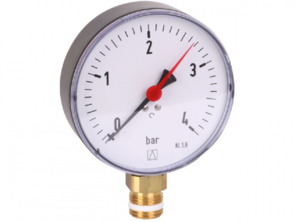 Manometer NG 100 radial 0 bis 4 bar