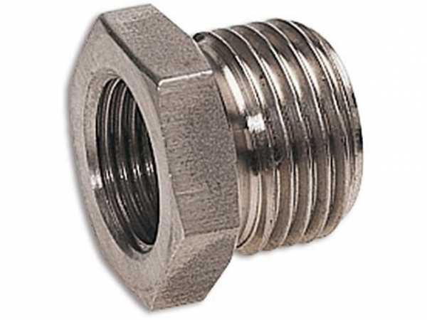 Reduzierstück Messing vernickelt 3/8 AGx1/4 IG