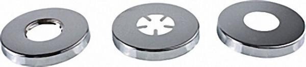 STEDO Design Schubrosette D 80, H=20, D 22 MS-Verchromt