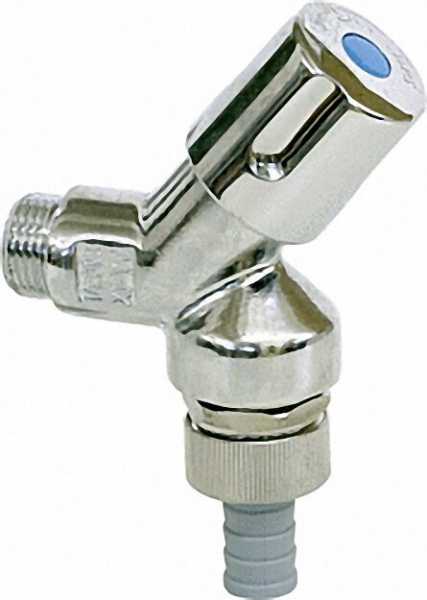 Geräteanschlussventil verchromt 1/2'' mit Rohrbelüfter und Rückflußverhinderer Typ 32