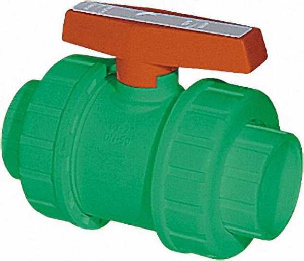 PPR Rohr Aqua-Plus absperrbarer Kugelhahn d = 25mm