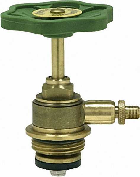 SCHLÖSSER Ventil-Oberteil für Durchgangsventil mit Entleerung, steigende Spindel 1803 1/2'' Oberfläc