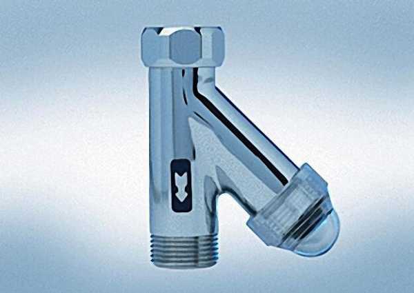 GROHE -WAS-Schrägfilter DN20 für Wassertemperatur bis 80°C verchromt
