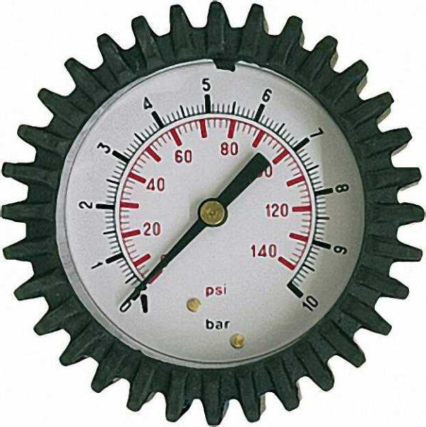 Ersatzmanometer für Reifenfüller mit Schutzkappe