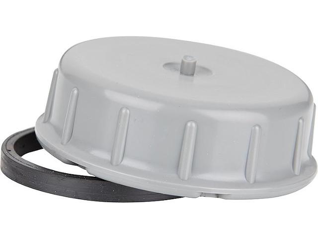 grau Muffenstopfen mit Schraubverschlusskappe DN160 AIRFIT Endstopfen DN40