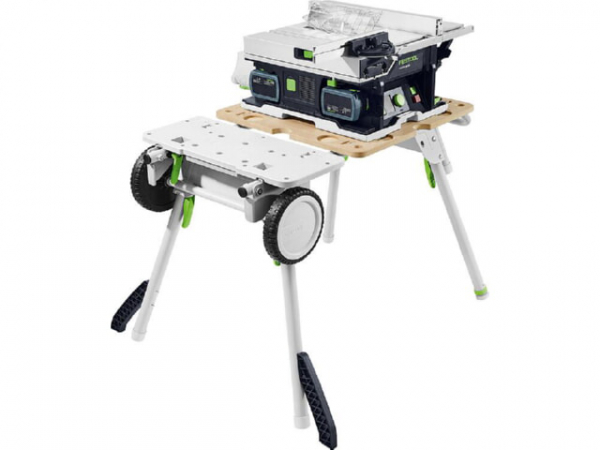 Akku-Tischkreissäge Festool CSC SYS 50 EBI-Set, 2 x 18 V, mit 2x 5 Ah Akkus und Ladegerät, 15 kg